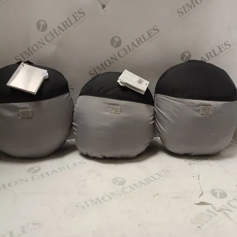 3 X MOTHERCARE COMPACT COSYTOES IN ASSORTED COLOURS