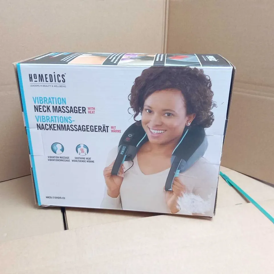 BRAND NEW BOXED HOMEDICS VIBRATION NECK MASSAGER WITH HEAT 