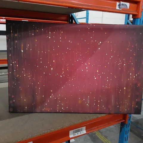 COLOURFUL DOTS ABSTRACT - WRAPPED CANVAS