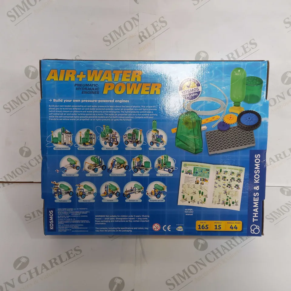 THAMES & KOSMOS AIR + WATER POWERED CAR - 15 MODELS 