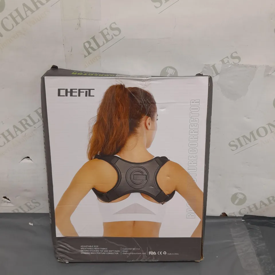 BOXED CHEFIC BACK POSTURE CORRECTOR BLACK