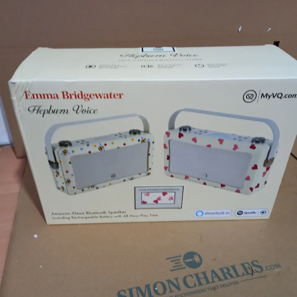 HEPBURN VOICE AMAZON ALEXA BLUETOOTH SPEAKER 