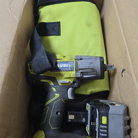 RYOBI IMPACT WRENCH WITH BATTERY 