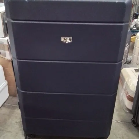 LUGG TRAVEL SUITCASE NAVY BLUE