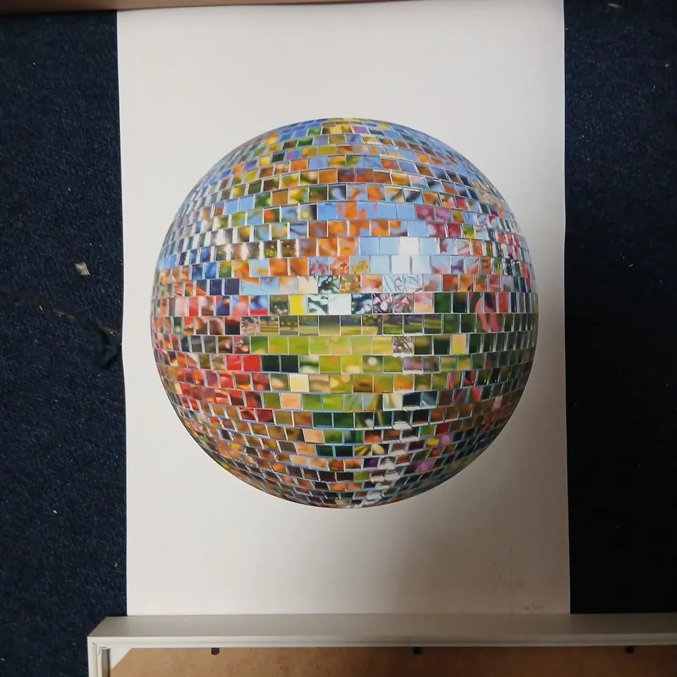 AUTUMN'S CHORUS DISCO BALL PRINT – LIMITED EDITION PRINT (100/300) SIGNED ALICE MASTERS STANDARD SMALL