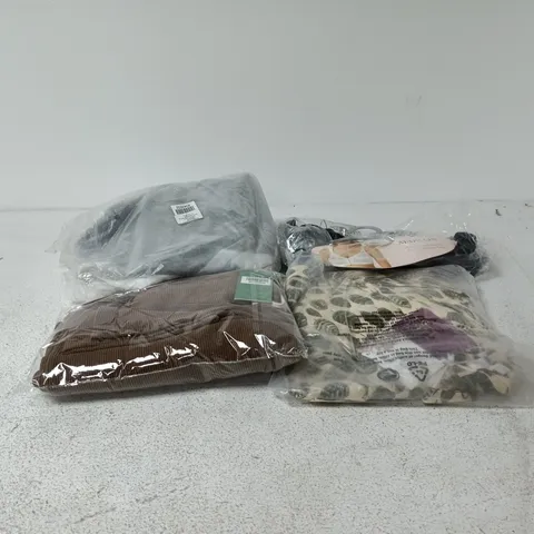 BOX OF APPROXIMATELY 25 ASSORTED ITEMS TO INCLUDE MARLON BRA, HAND BAG, SUKRITI CLOTHING ETC
