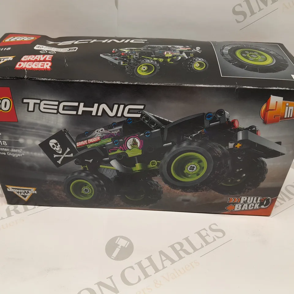 BRAND NEW BOXED LEGO TECHNIC 42118 MONSTER JAM GRAVE DIGGER 2 IN 1