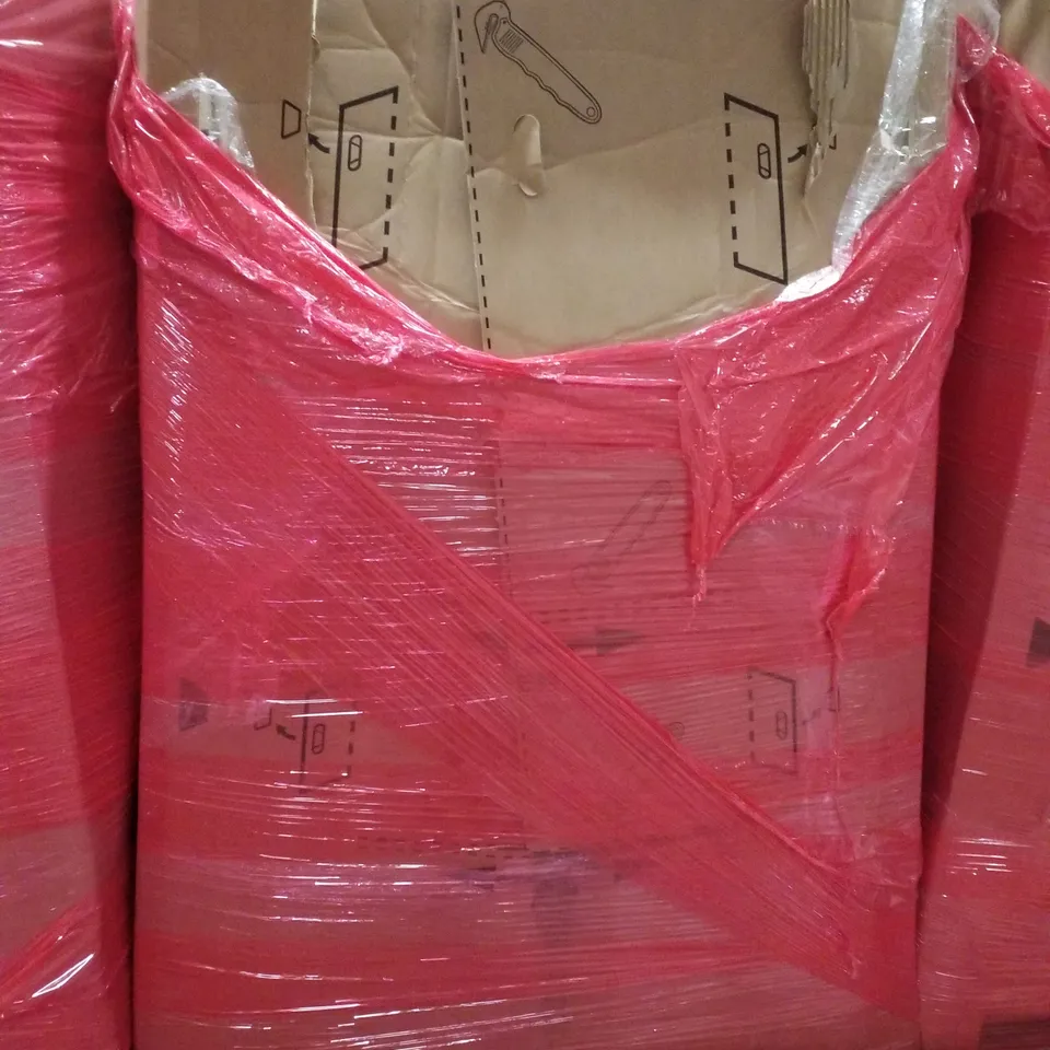 PALLET CONTAINING ASSORTED PRODUCTS INCLUDING MATTRESS TOPPER, ULTRA SOFT RASHEL BLANKET, GARMENT RACK, LED ART LAMP & CHOPPING BOARD SET