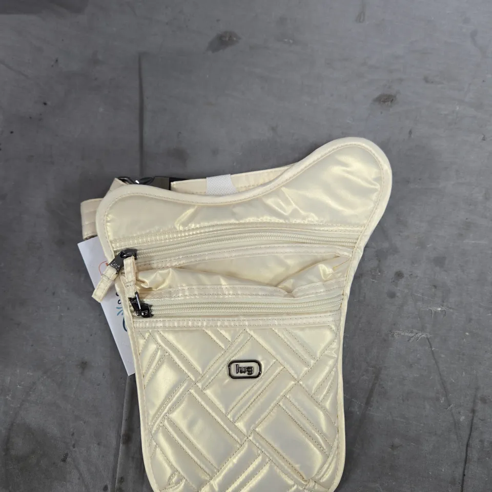 BOX OF APPROXIMATELY 20 ASSORTED ITEMS TO INCLUDE: FLANNEL SHIRT AND SLINGSHOT BAG