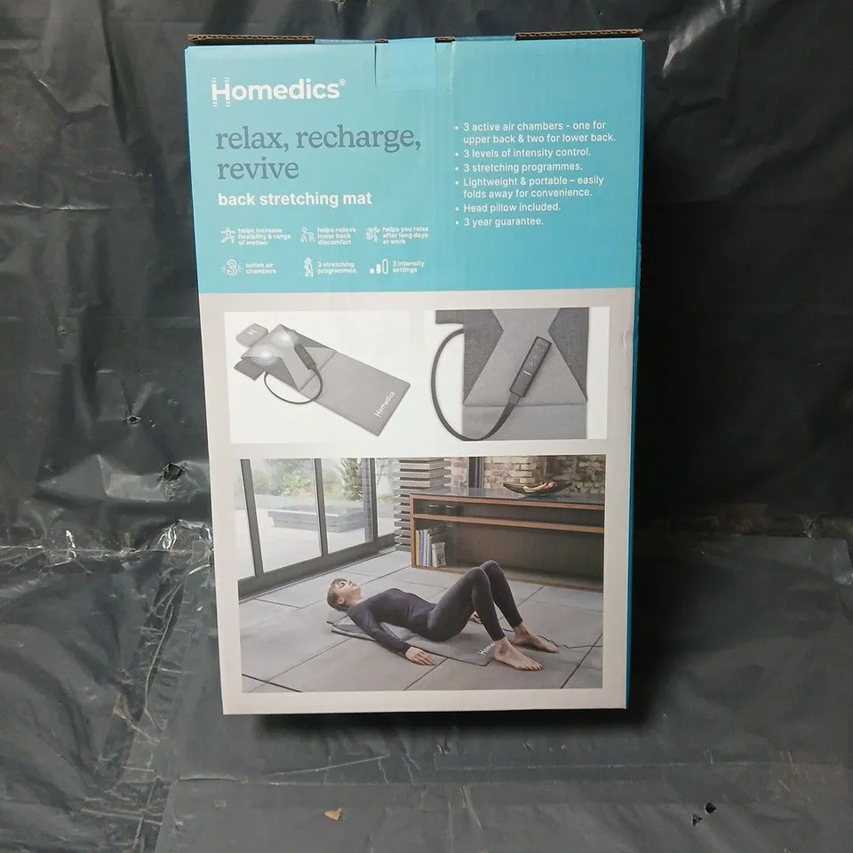 Homedics back stretching mat with head pillow (BM-AC980VC-EB)