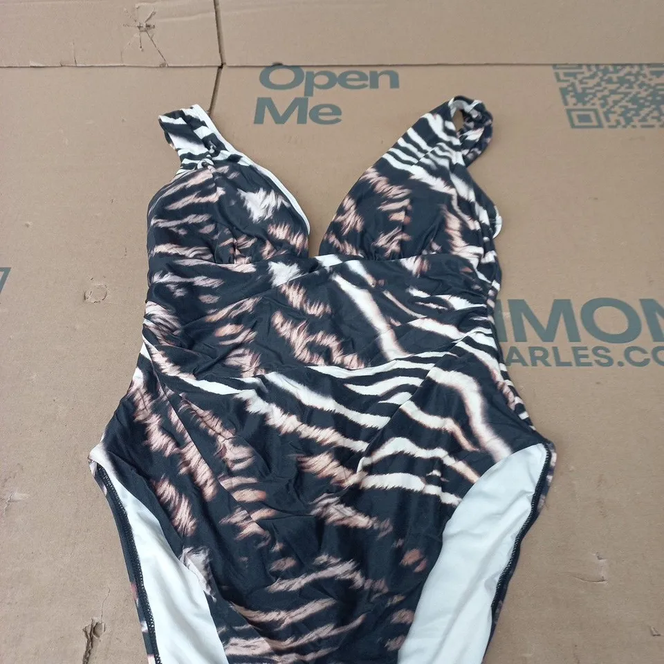 NEXT ZEBRA PRINT ONE-PIECE SWIMSUIT – UK 14 (EU 42)