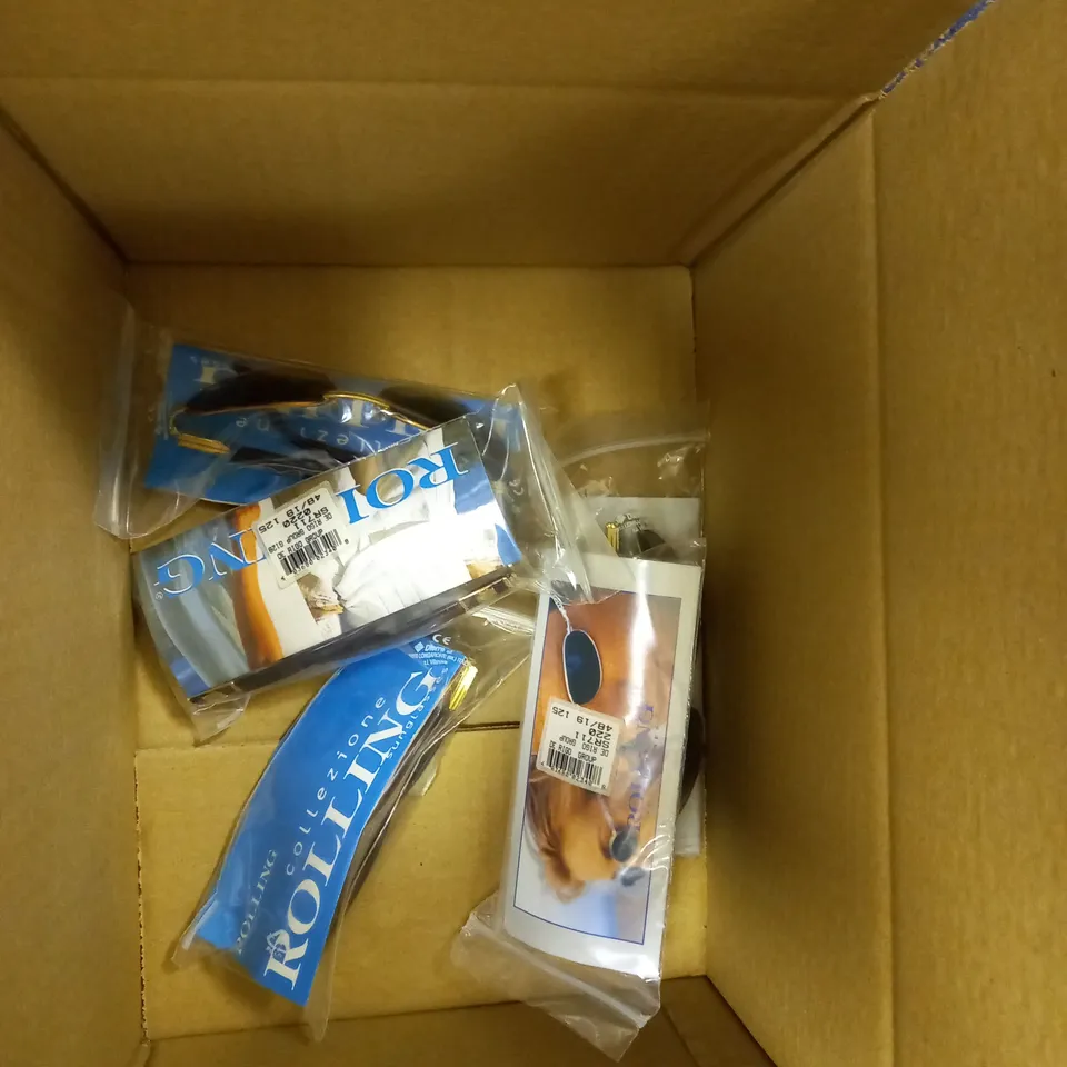 BOX OF APPROX 8 PAIRS OF ROLLING 711 SUNGLASSES.