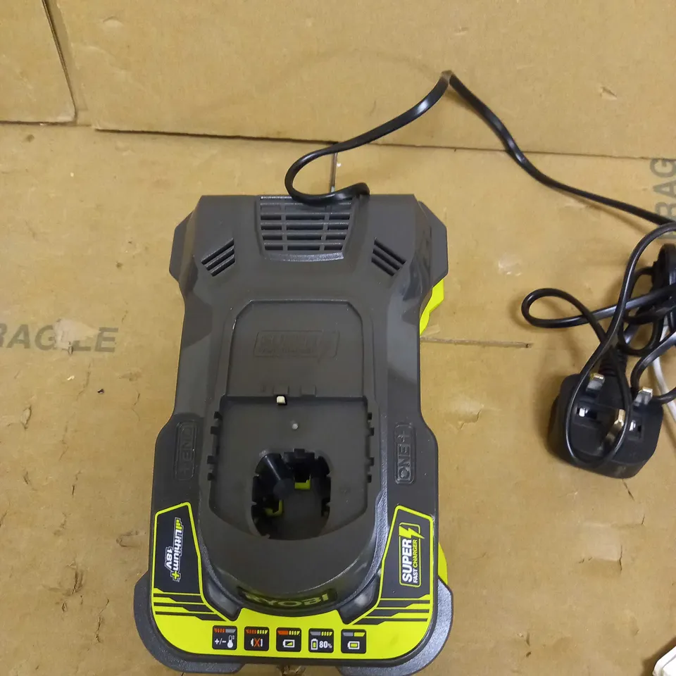 RYOBI-ONE+ 18V SUPER FAST CHARGER