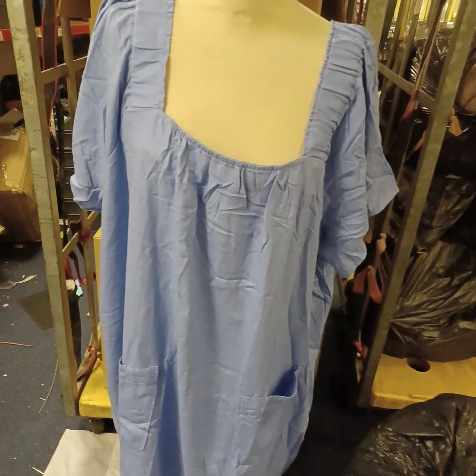 STUDIO BLUE DRESS WITH POCKETS SIZE 24