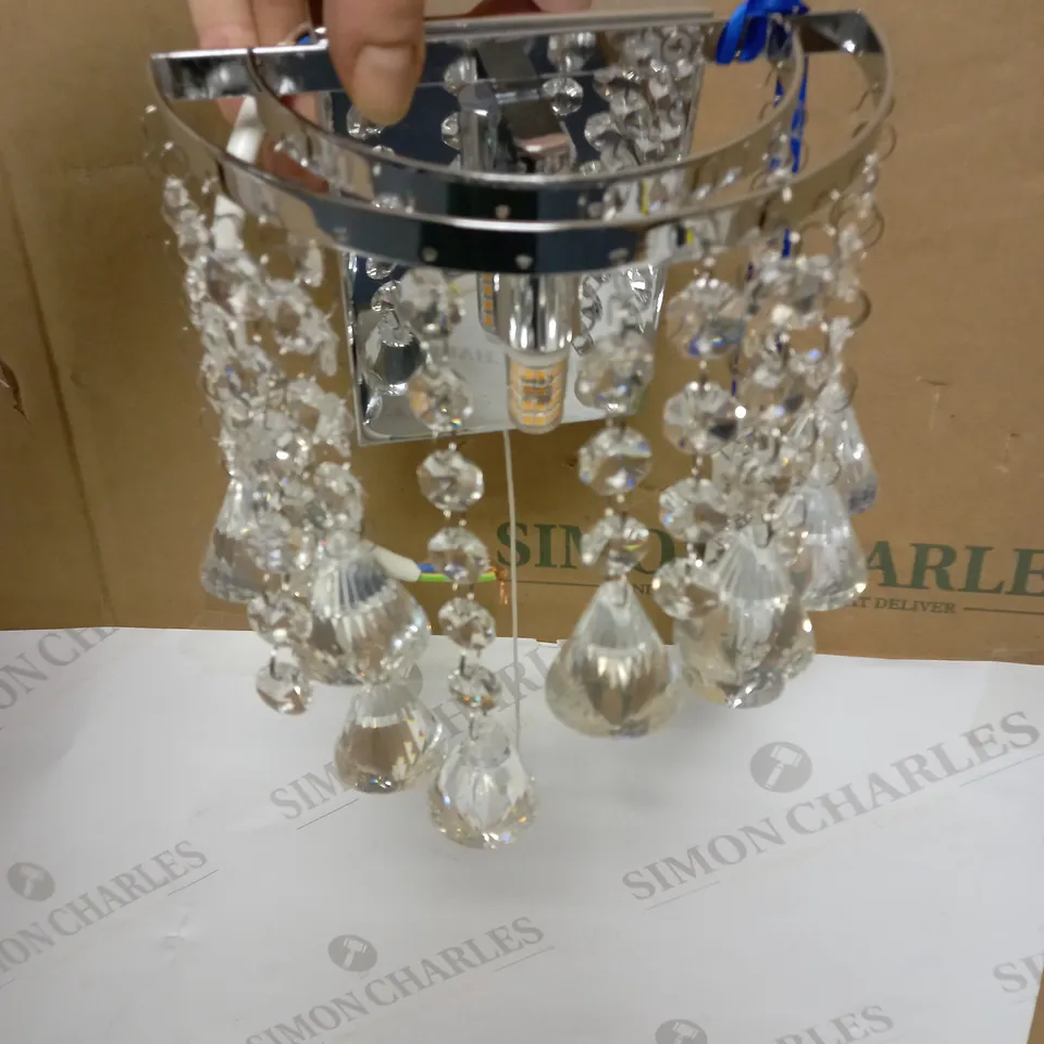 WALL LIGHT - METALLIC, CRYSTALS