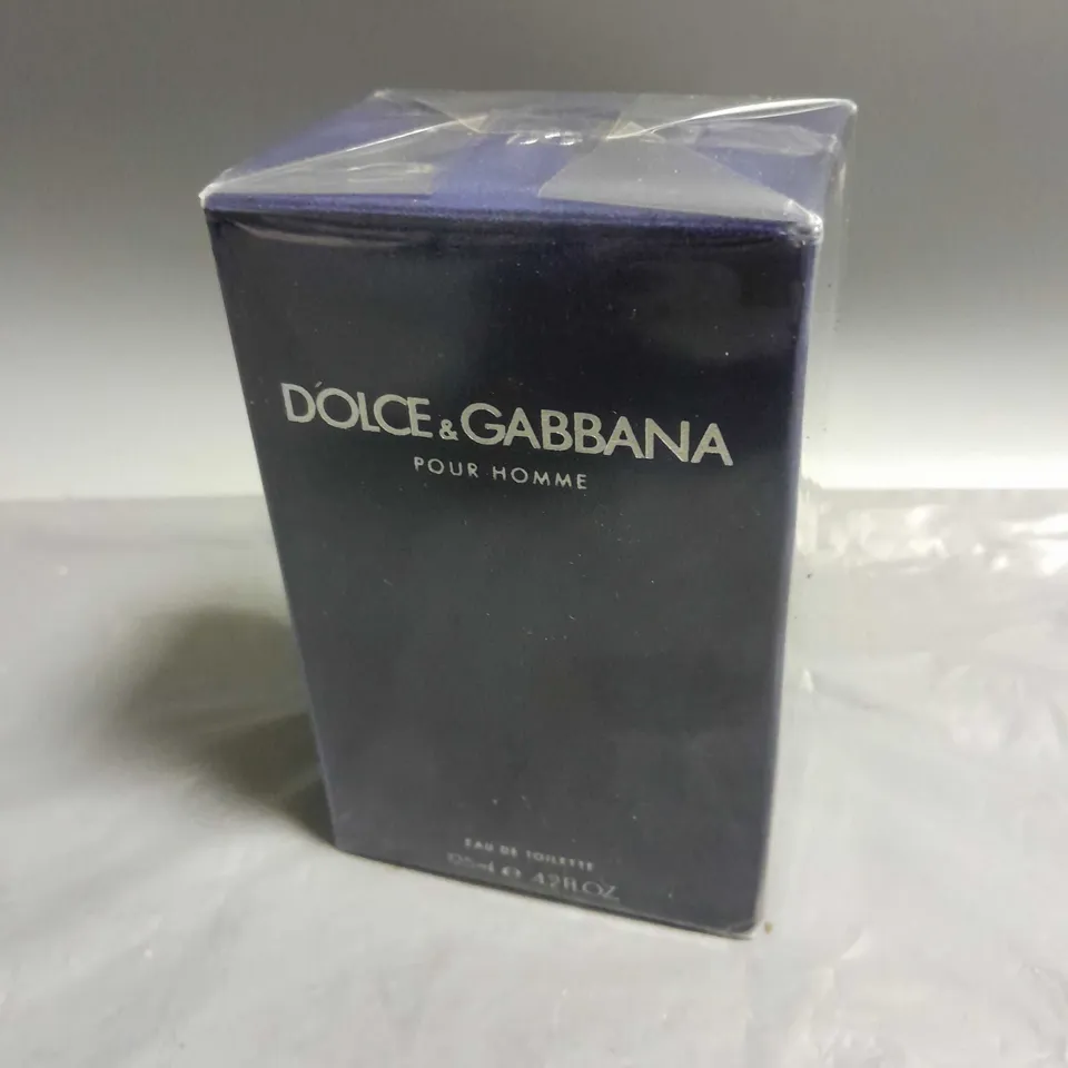 BOXED AND SEALED DOLCE & GABBANA EAU DE TOILETTE POUR HOMME - 125ML