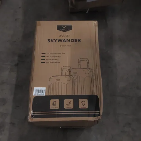 BOXED LUGG LIGHTWEIGHT TRAVEL SUITCASE