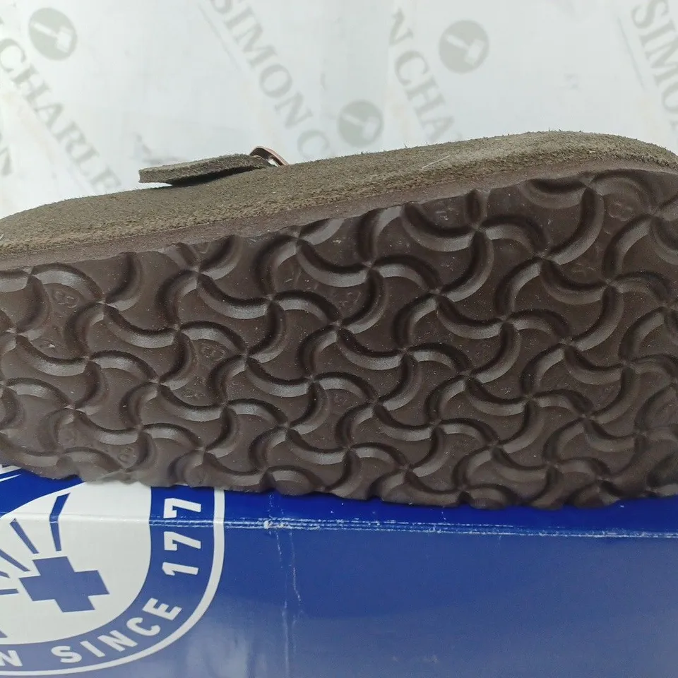 BOXED PAIR OF BIRKENSTOCK BOSTON BS SHOES - SIZE 36