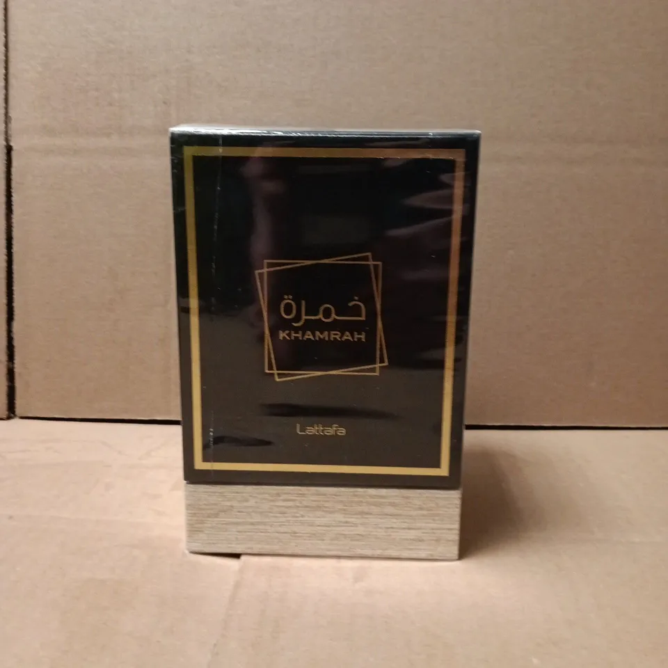 BOXED AND SEALED  KHAMRAH LATTAFA EAU DE PARFUM 100ML