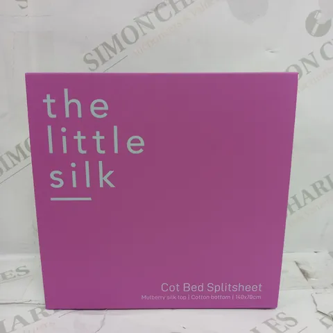 THE LITTLE SILK COT BED SPLITSHEET