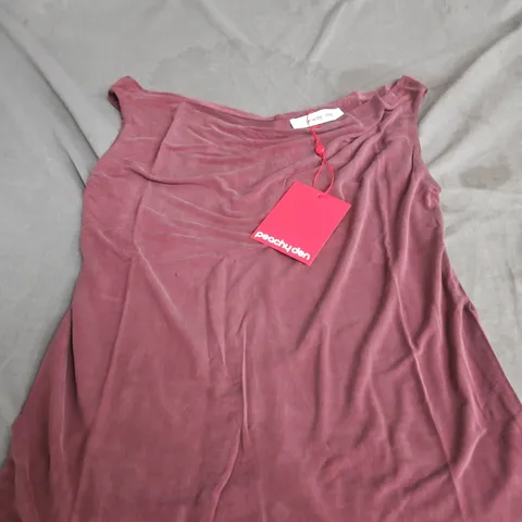 PEACHYDEN MAROON SLEEVELESS WOMEN'S TOP SIZE M
