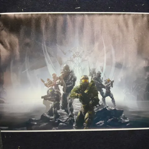 HALO VIDEO GAME CANVAS ART PRINT