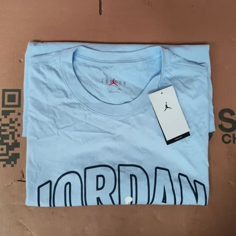 NIKE JORDAN OVERSIZED T-SHIRT IN SKY BLUE SIZE XXL