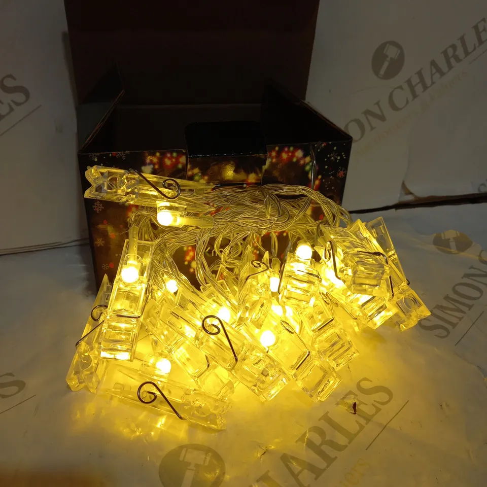 BOXED KNONEW LIGHT PEG CLIPS DECORATION