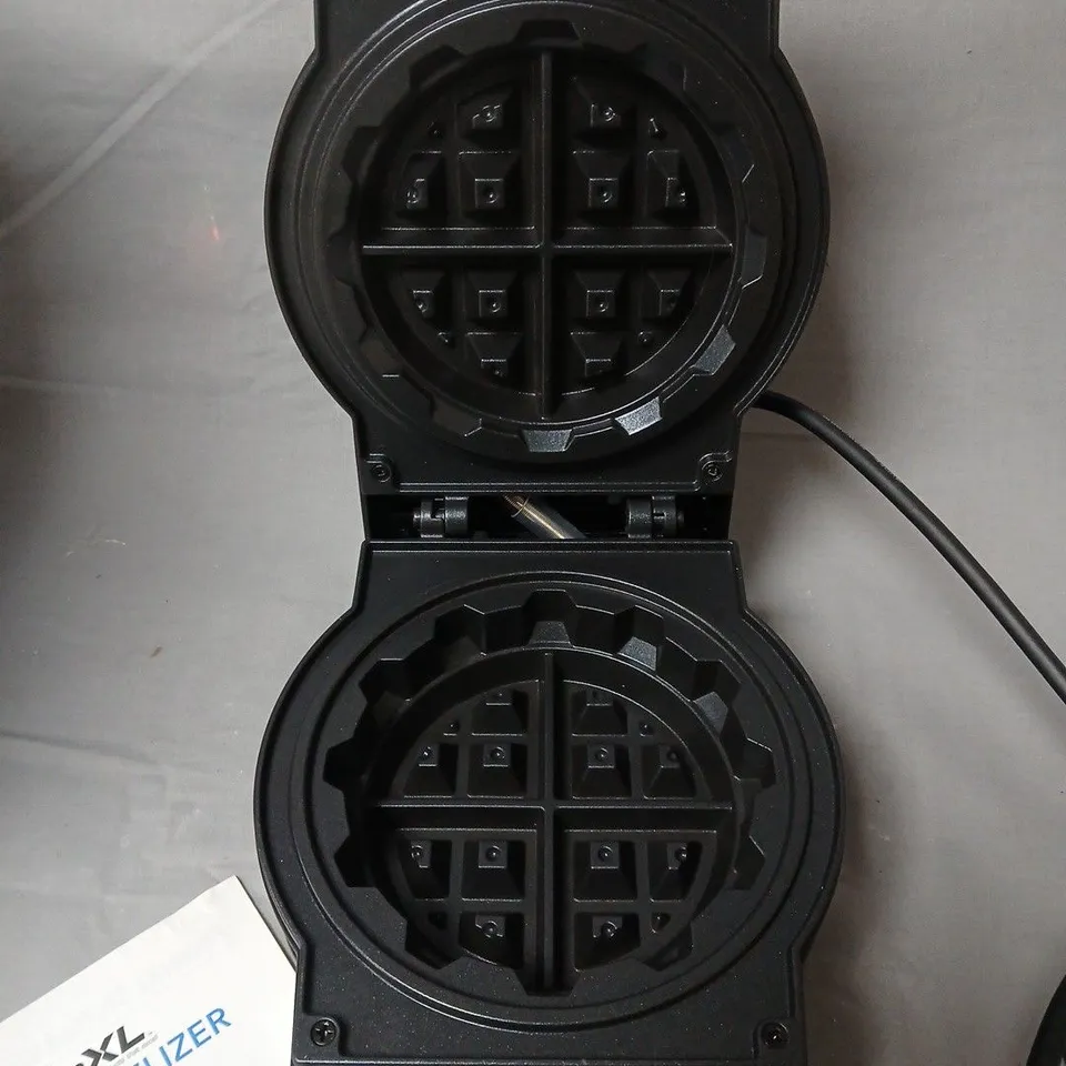 PowerXL Stuffed Wafflizer 5-inch Waffle Maker – Black, Boxed