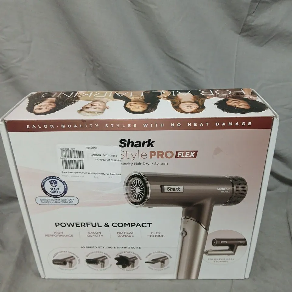 SHARK SPEEDSTYLE PRO FLEX 4-IN-1 HIGH-VELOCITY HAIR DRYER SYSTEM