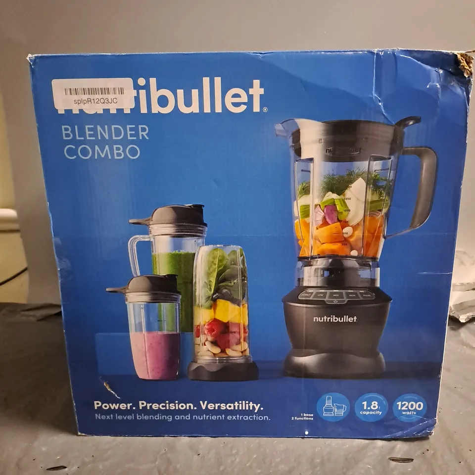 BOXED NUTRIBULLET 1.8L 1200 WATT BLENDER COMBO