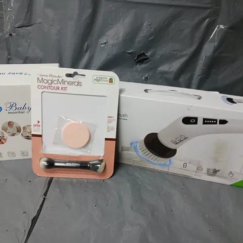 APPROXIMATELY 20 ASSORTED ITEMS TO INCLUDE BABY MONITOR, CONTOUR KIT, ELECTRIC CLEANING BRUSH, ETC