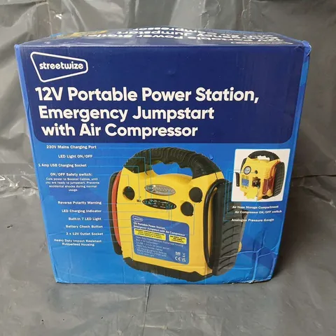 BOXED STREETWISE 12V PORTABLE POWER STATION