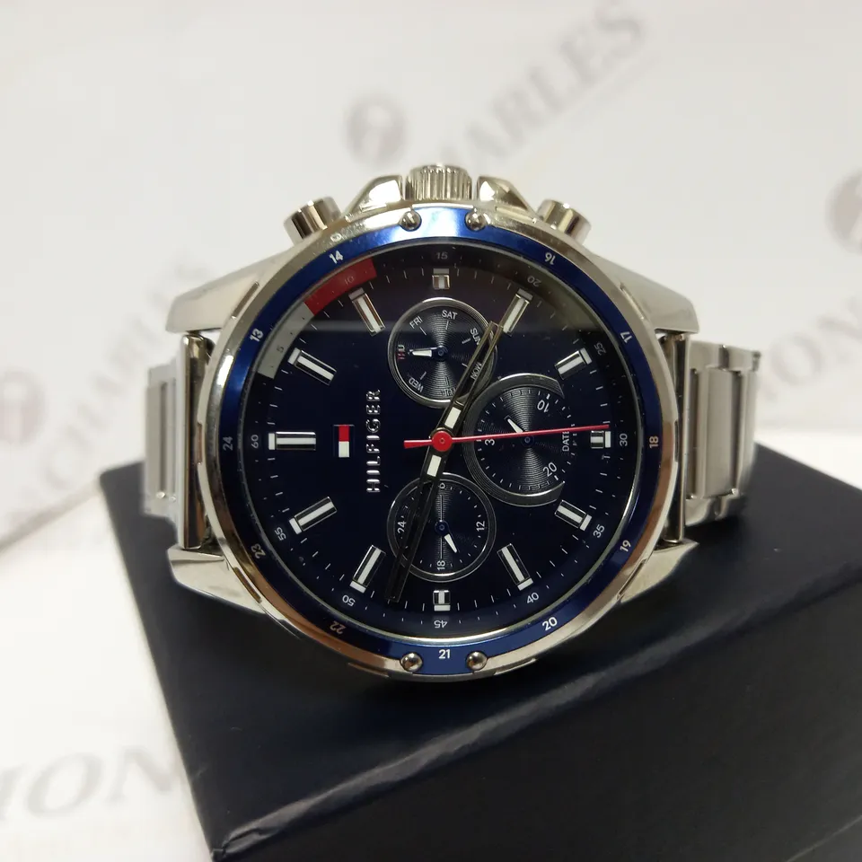 TOMMY HILFIGER BLUE CHRONOGRAPH WATCH RRP £189