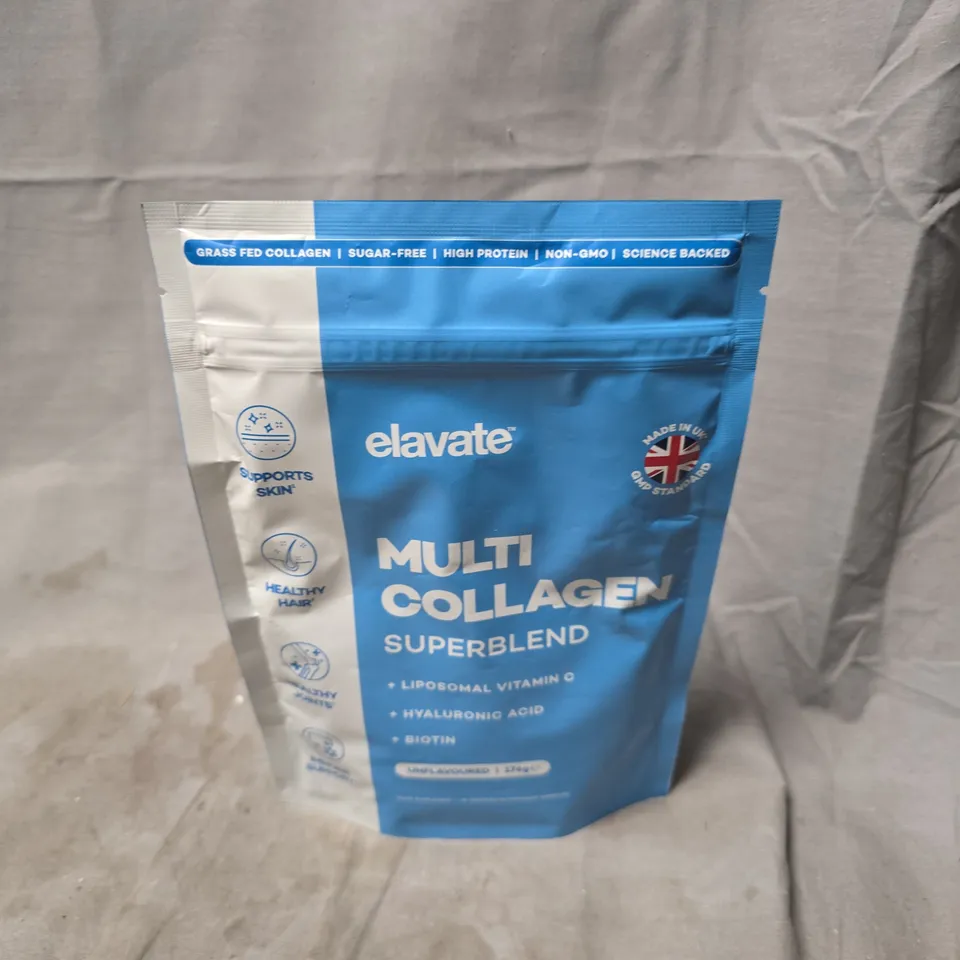 ELAVATE MULTI COLLAGEN SUPERBLEND UNFLAVOURED (176G)