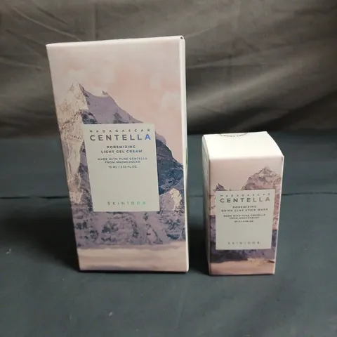 SKIN1004 MADAGASCAR CENTELLA POREMIZING LIGHT GEL CREAM 75 ML + CENTELLA QUICK CLAY STICK 27G - SET