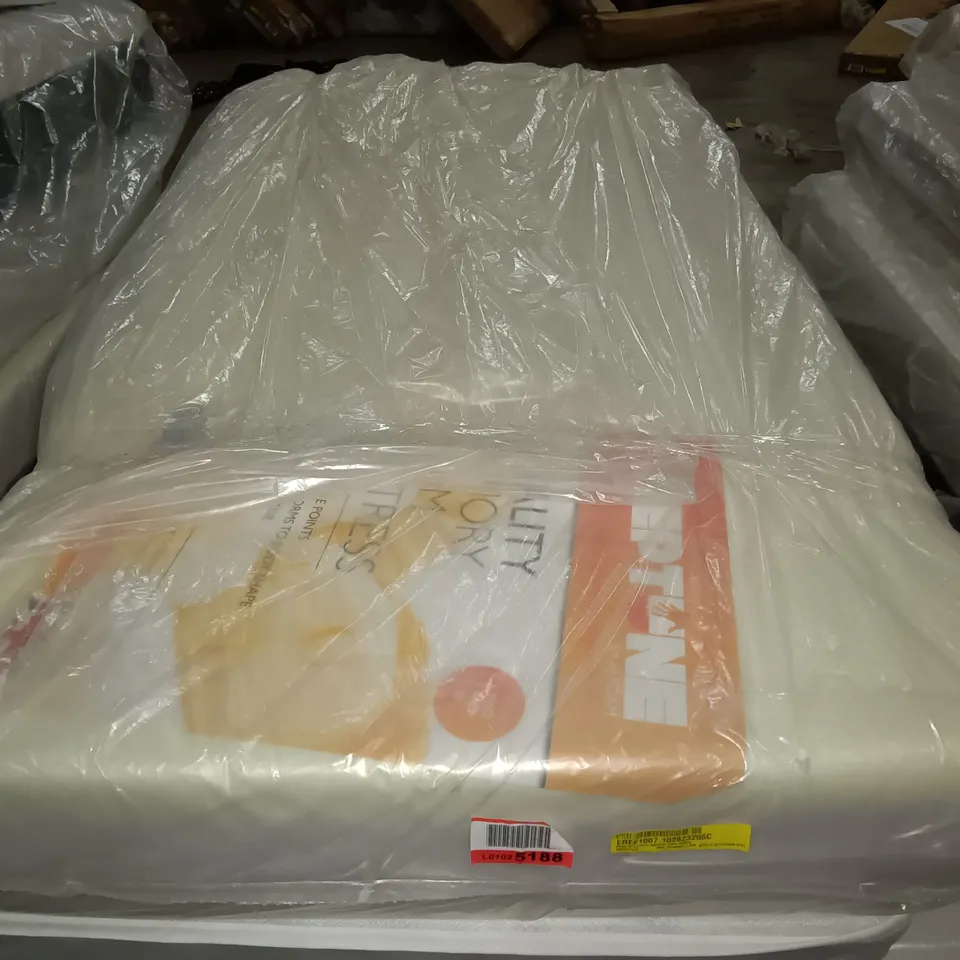 BAGGED 20CM LUXURY MEMORY FOAM MATTRESS - 90X190CM