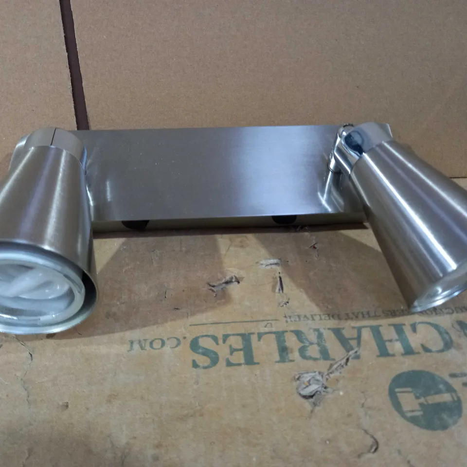 DAR LIGHTING LTD MAVERICK 2LT SPOT - SATIN CHROME FINISH