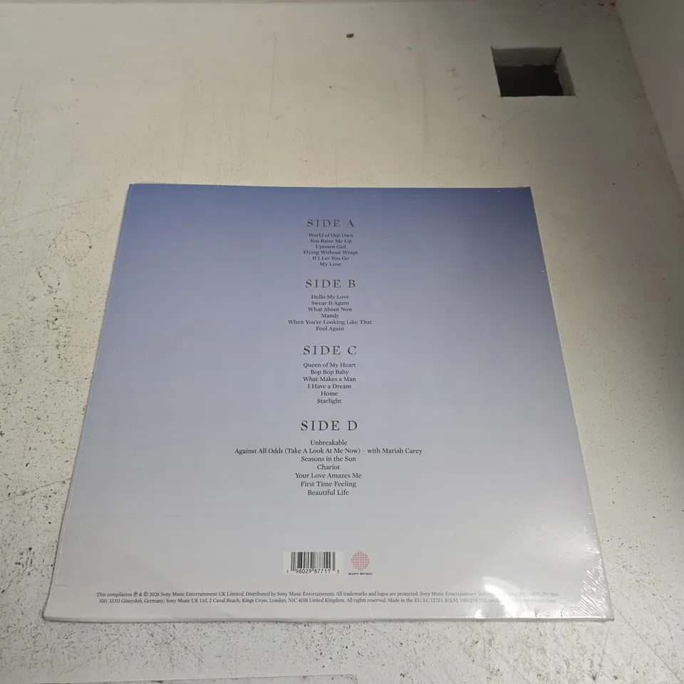 WESTLIFE – THE ULTIMATE COLLECTION VINYL LP (SEALED, 25)