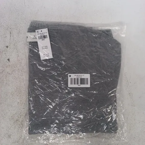 BAGGED HOLLISTER MEN'S CREW JUMPER T-SHIRT IN GREY SIZE SMALL