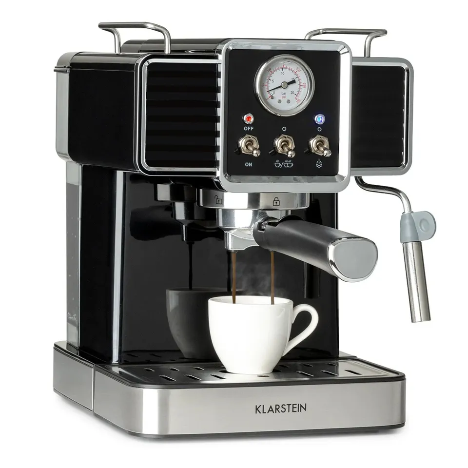 BOXED KLARSTEIN GUSTO CLASSICO ESPRESSO MAKER 