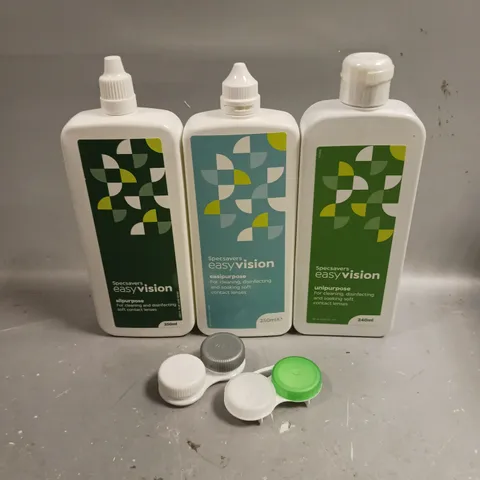 APPROXIMATELY 25 ASSORTED CONTACT LENS SOLUTION LIQUID & CASES - COLLECTION ONLY