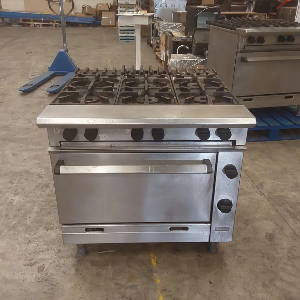 FALCON CHIEFTAIN SIX BURNER OPEN TOP OVEN RANGE