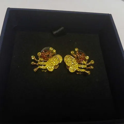 BUTLER AND WILSON HONEY BEE EARRINGS