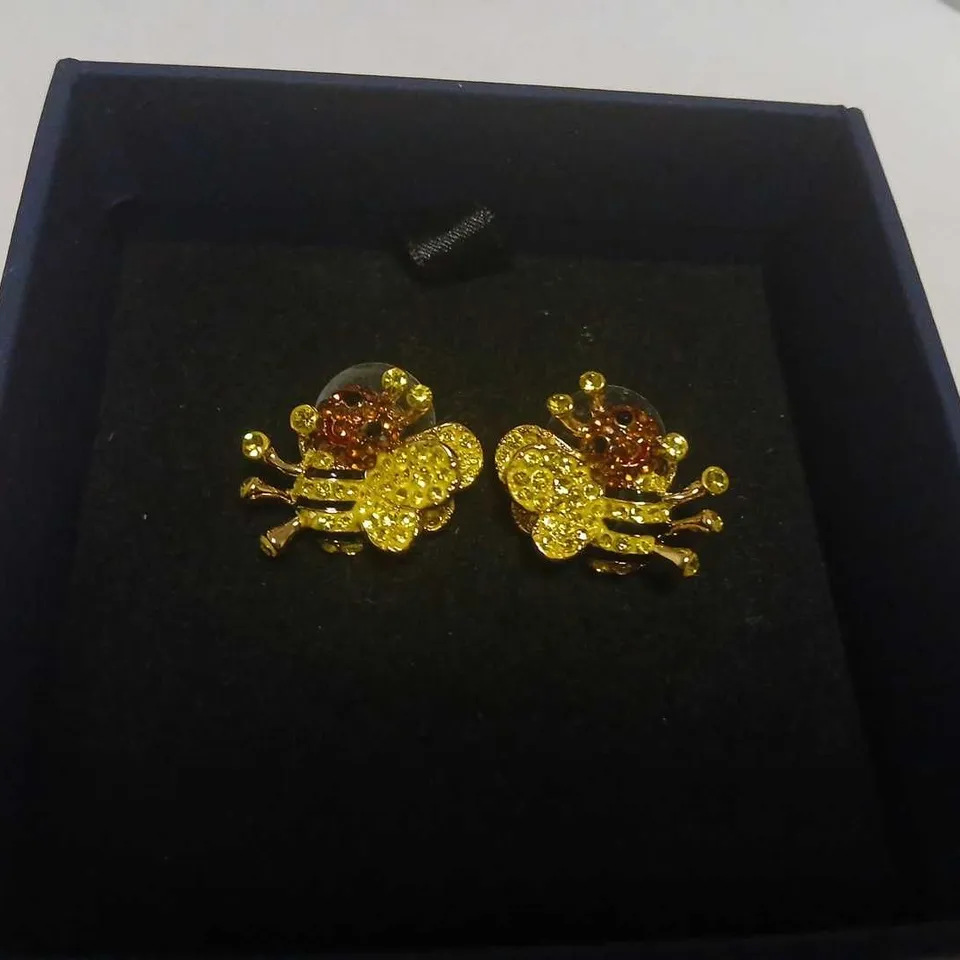 BUTLER AND WILSON HONEY BEE EARRINGS