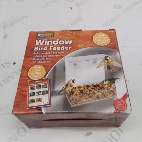 BOXED MYGARDEN WINDOW BIRD FEEDER