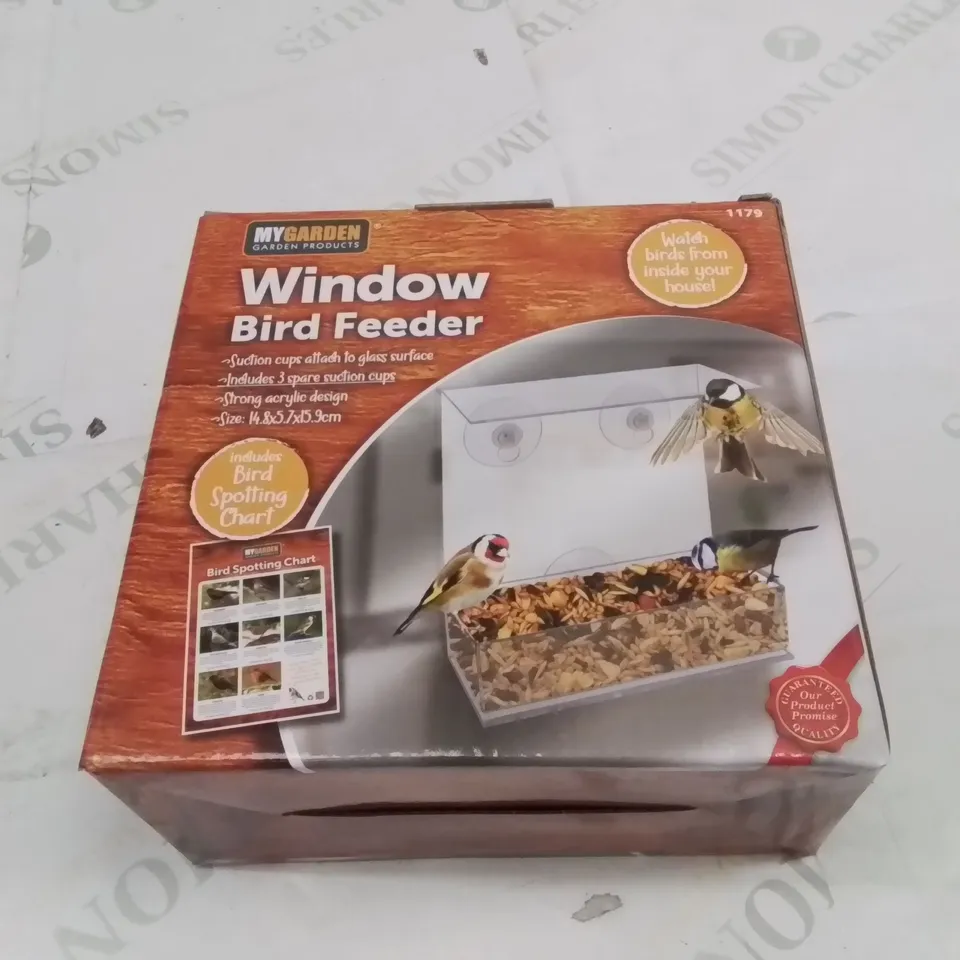 BOXED MYGARDEN WINDOW BIRD FEEDER