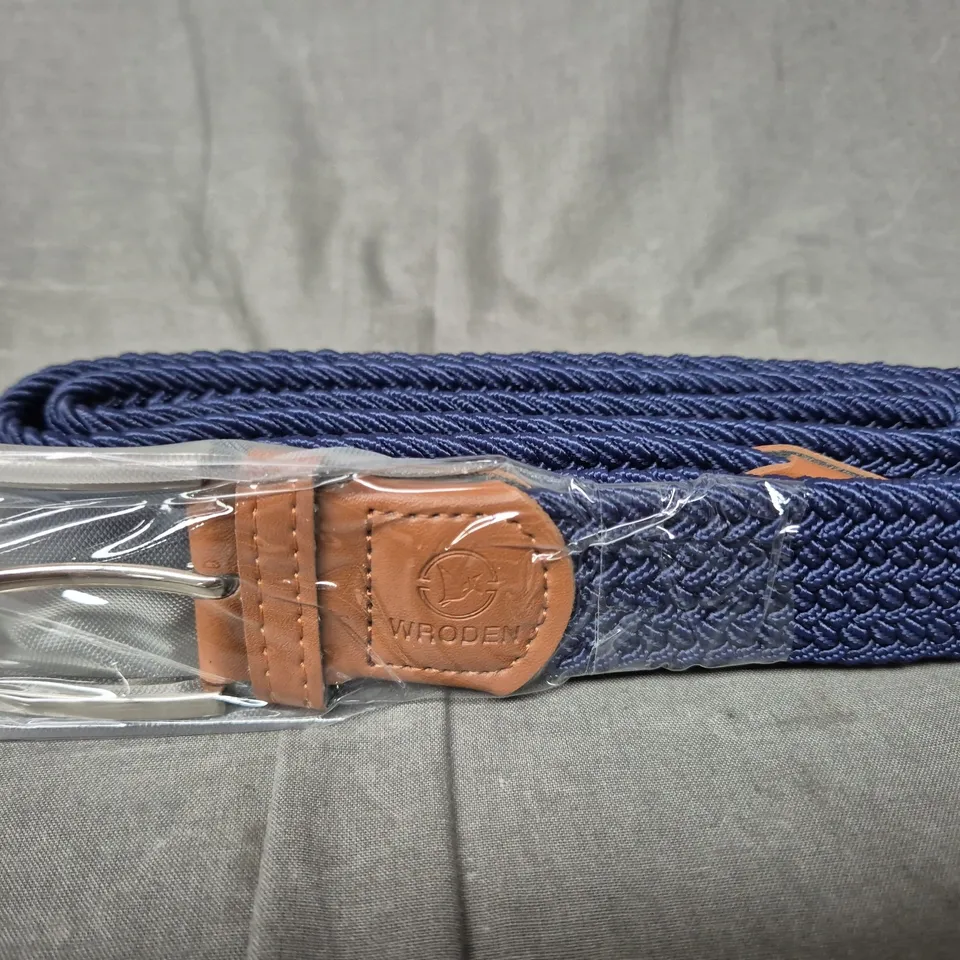 WRODEN NAVY WOVEN BELT - 120CM