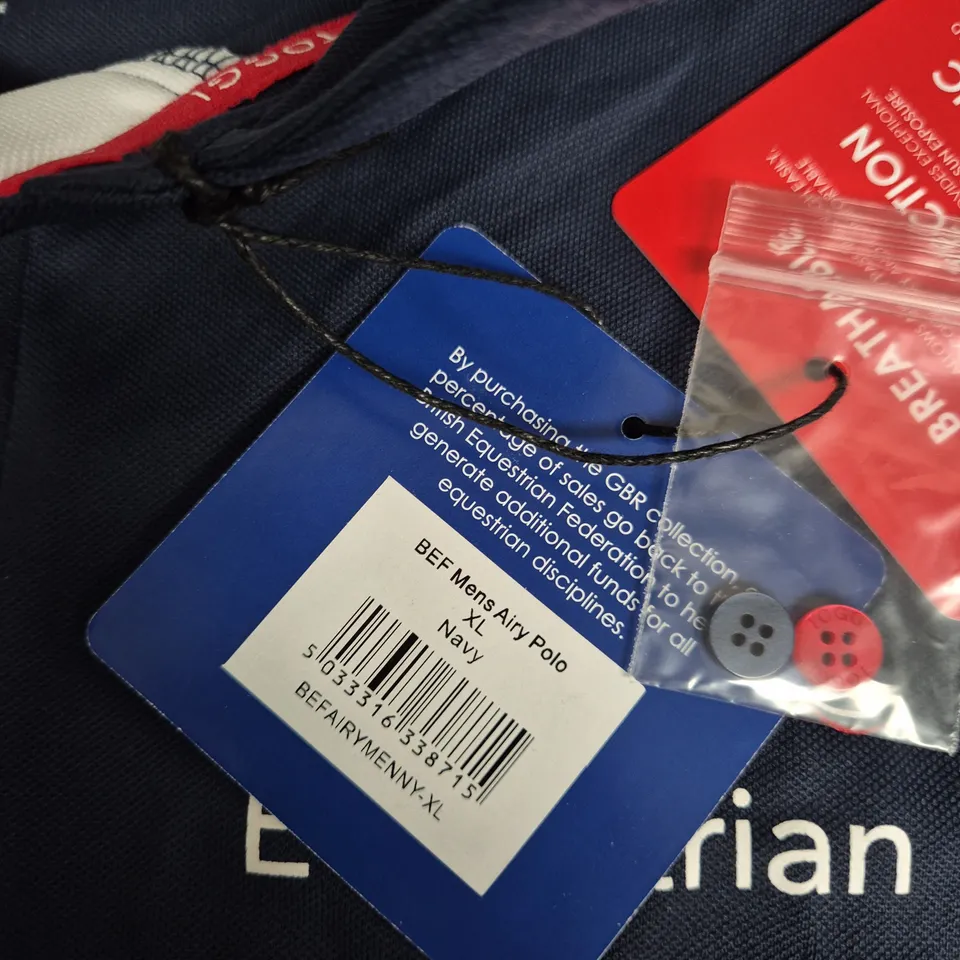 BEF MENS ARMY POLO BY TOGGI – NAVY, XL
