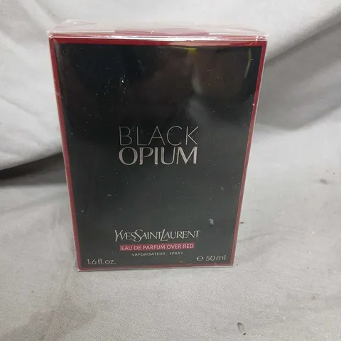 BOXED YVES SAINT LAURENT BLACK OPIUM EAU DE PARFUM OVER RED 50ML
